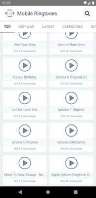 Mobile Ringtones android App screenshot 7